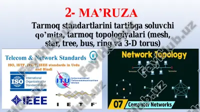 tarmoq standartlarini tartibga soluvchi qo’mitalar — PDF