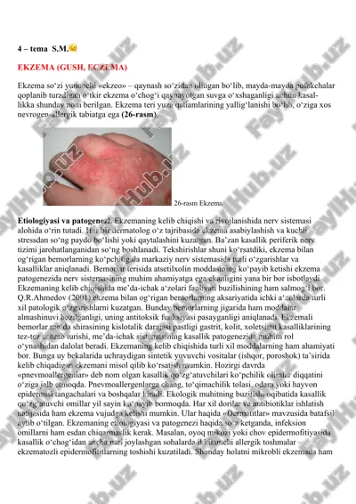 ekzema (gush, eczema) — PDF
