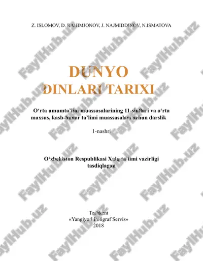 dunyo dinlari tarixi — PDF