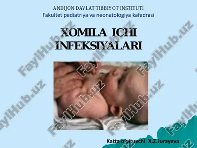 xomila ichi infeksiyalari — PDF