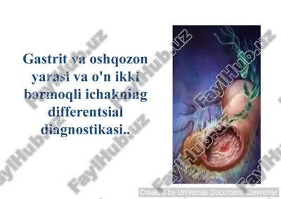 oshqozon kasalliklari — PDF