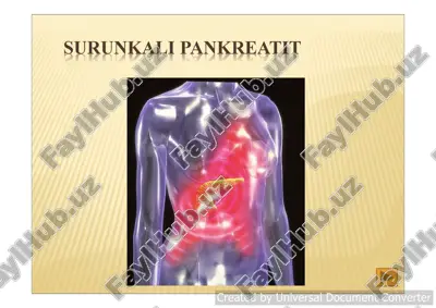oshqozon osti bezinin klinik anatomiyasi ya fiziologiyasi — PDF