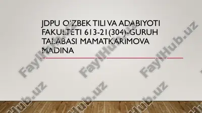 furqat lirikasi — PDF