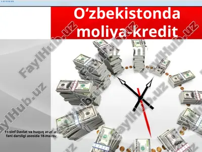 o‘zbekistonda moliya-kredit tizimi — PPT