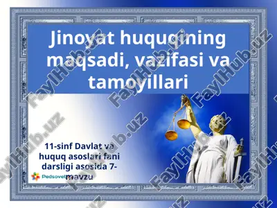 jinoyat huquqi — PPTX