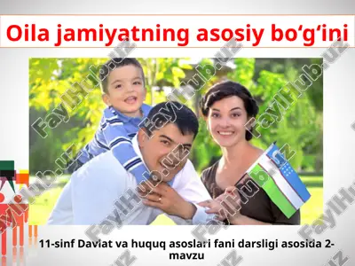 oilajamiyatning asosiy bo‘g‘ini — PPTX