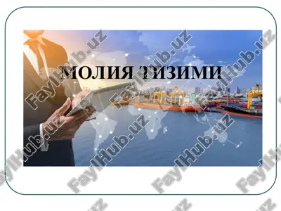 moliya tizimi — PPT