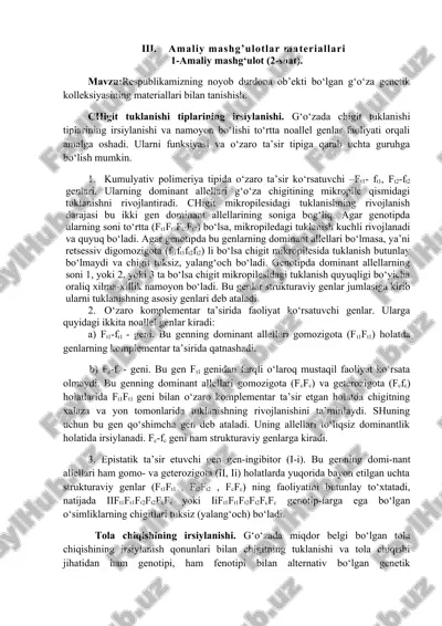 amaliy mashg’ulotlar materiallari — DOCX