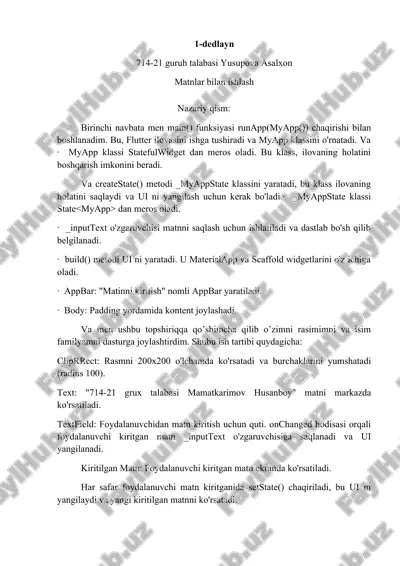 matnni kiritish ilovasi — DOCX