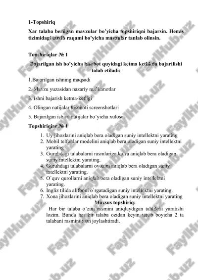 suniy intellekt tahlilchi — DOCX