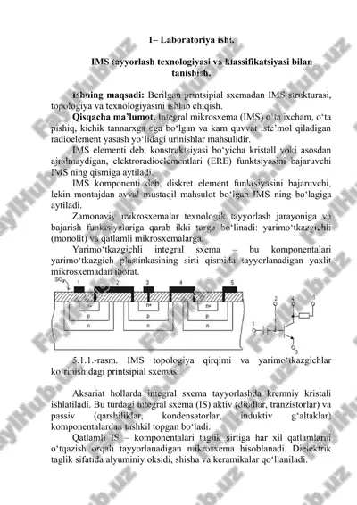 ims tayyorlash texnologiyasi va klassifikatsiyasi — DOCX