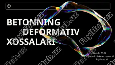 betonning deformativ xossalari — PPTX