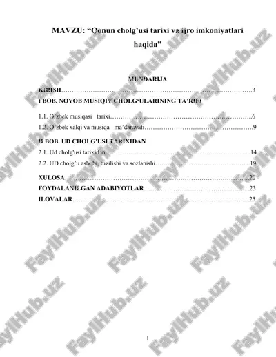 qonun cholg'usi tarixi va ijro imkoniyatlari haqida — DOCX