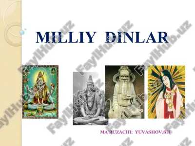 milliy dinlar — PPT