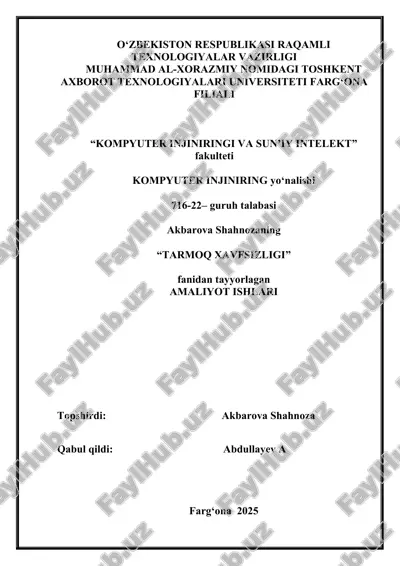 comodo internet security firewall dasturiy ta’minoti — DOCX