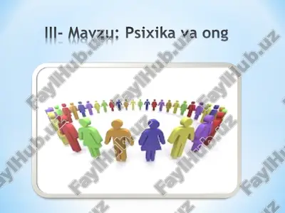 psixika va ong — PPT