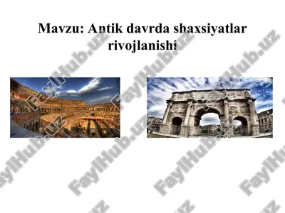 to’maris shaxsiyati — PPT