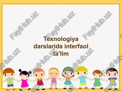 interfaolta'lim mavzusi — PPTX