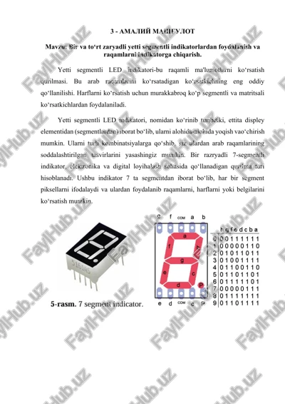 yetti segmentli led indikatori — DOCX