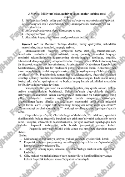 huquqiy tarbiya — DOCX