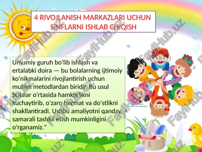 sinflarni ishlab chiqish — PPTX