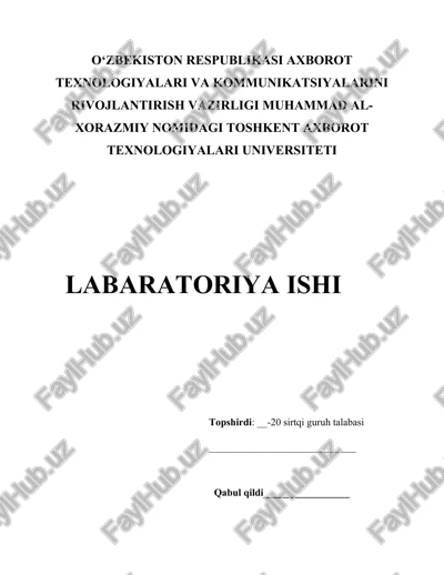 switch case tanlash operatori — DOCX