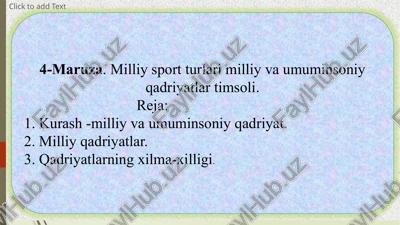 milliy sport turlari — PPTX