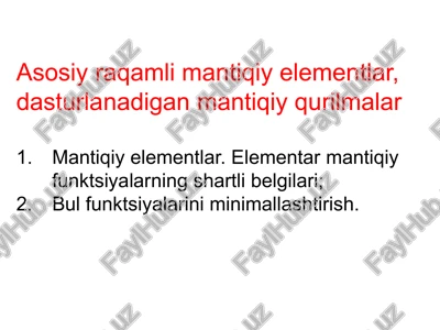 elektronika ashyolar — PPTX