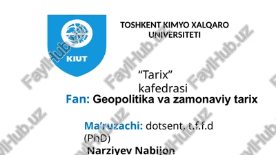 klassik geosiyosat: germaniya kontinental geosiyosati — PPTX