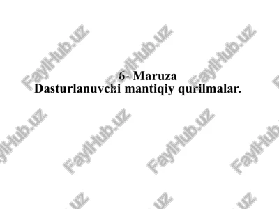 integral mikrosxemalar — PPTX
