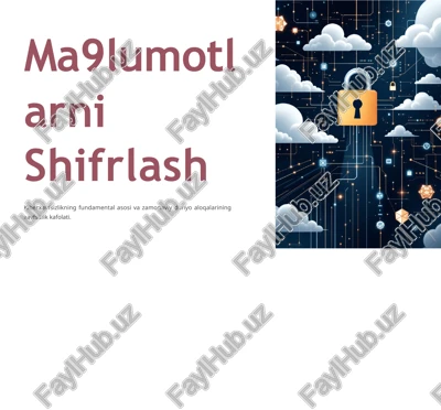 shifrlash — PPTX