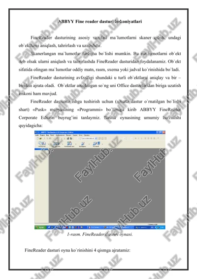 abbyy finereader — DOCX