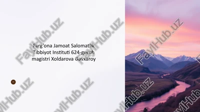 radiatsiya dozasi va ularning boshqarish usullari — PPTX