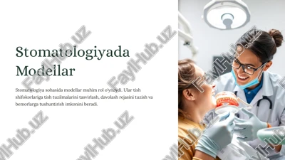 stomatologiyada modellar — PPTX