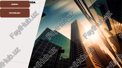 marketingda reklama o'rni — PPTX
