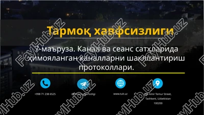 kanal va seans sathlari — PPTX