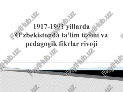 pedagogika tarixi — PPTX