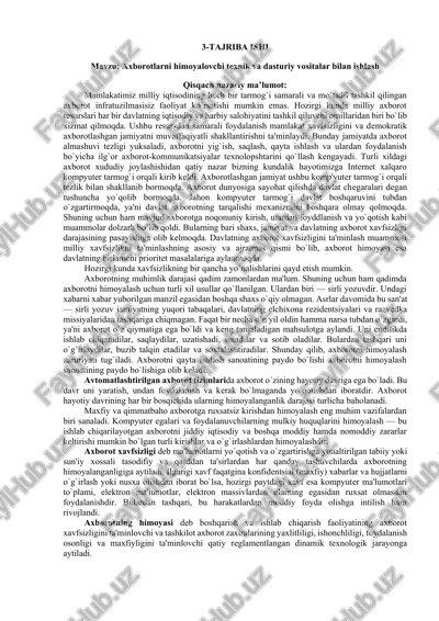 axborotlarni himoyalovchi texnik va dasturiy vositalar — DOCX