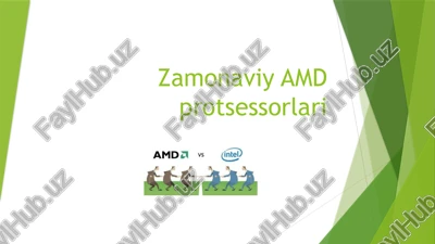 amd protsessorlari — PPTX
