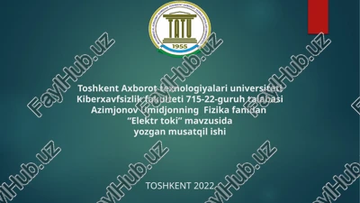 elektrtoki — PPTX