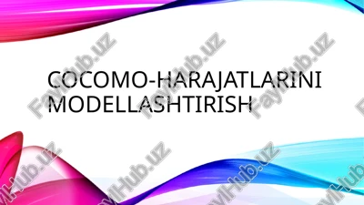 cocomo modeli — PPTX