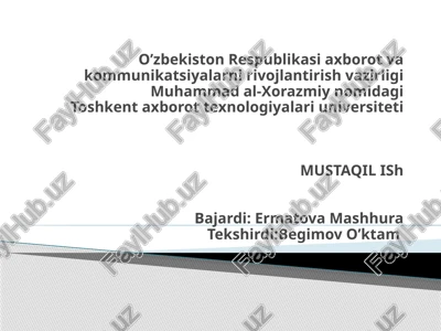 ermatova mashhura — PPTX