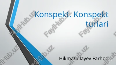 konspekt — PPTX