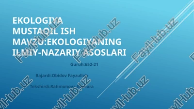 ekologiya — PPTX