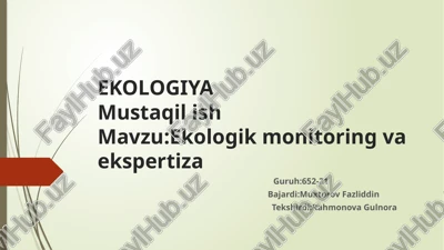 ekologiya — PPTX