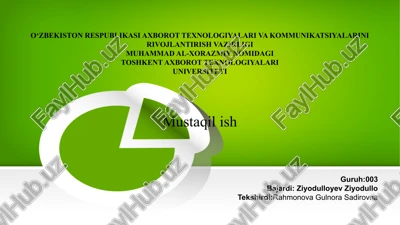 o‘zbekiston respublikasi konstitutsiyasida ekologiyaga oid bo‘lim va bandlari sharxi — PPTX