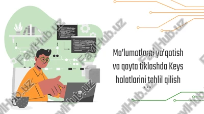 ma’lumotlarni yo’qotish va qayta tiklashda keys holatlarini tahlil qilish — PPTX