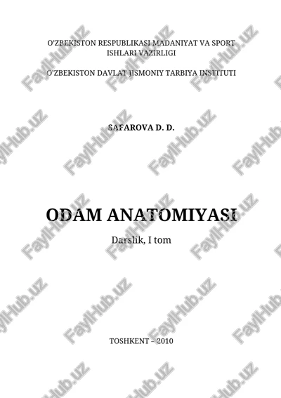 odam anatomiyasi — DOC