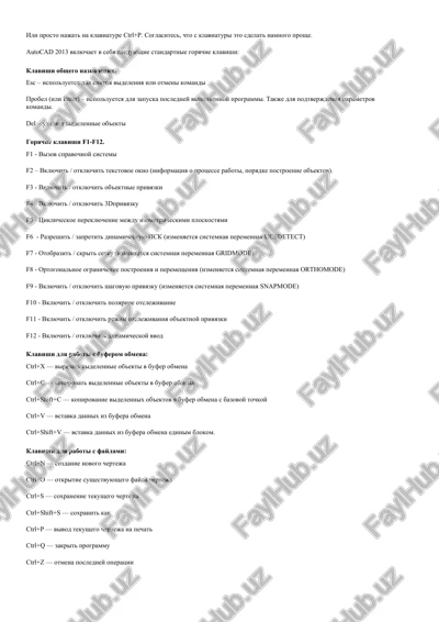 autocad 2013 — DOC