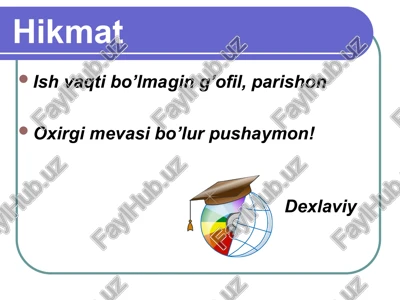 iqtisodiy informatika — PPT